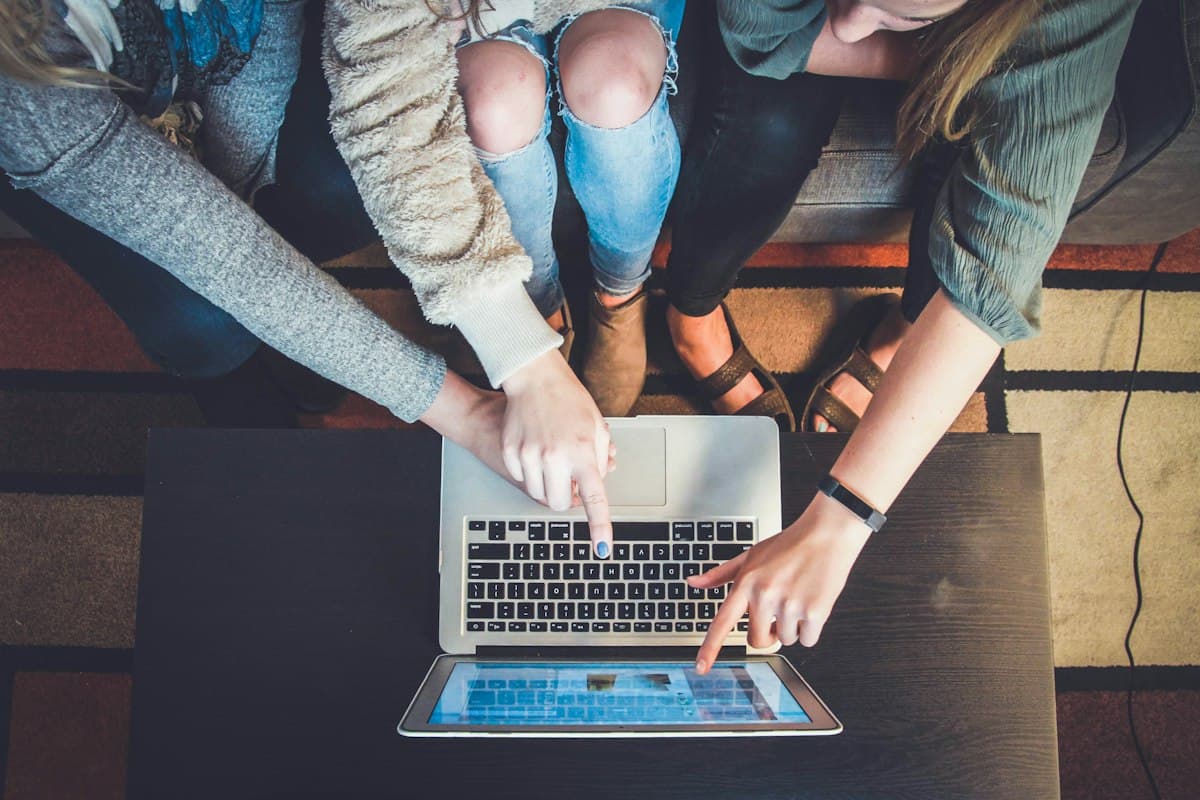 Cybersecurity concept shown on a laptop